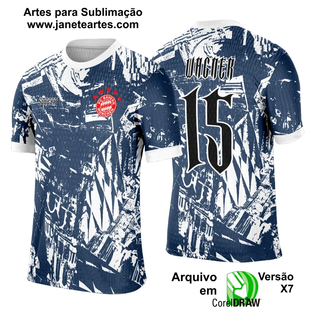 Arte Template Camisa Interclasse Bayern Munchen - 0155 | Janete Artes Arte Template Camisa Interclasse Bayern Munchen - 0155 - Janete Artes