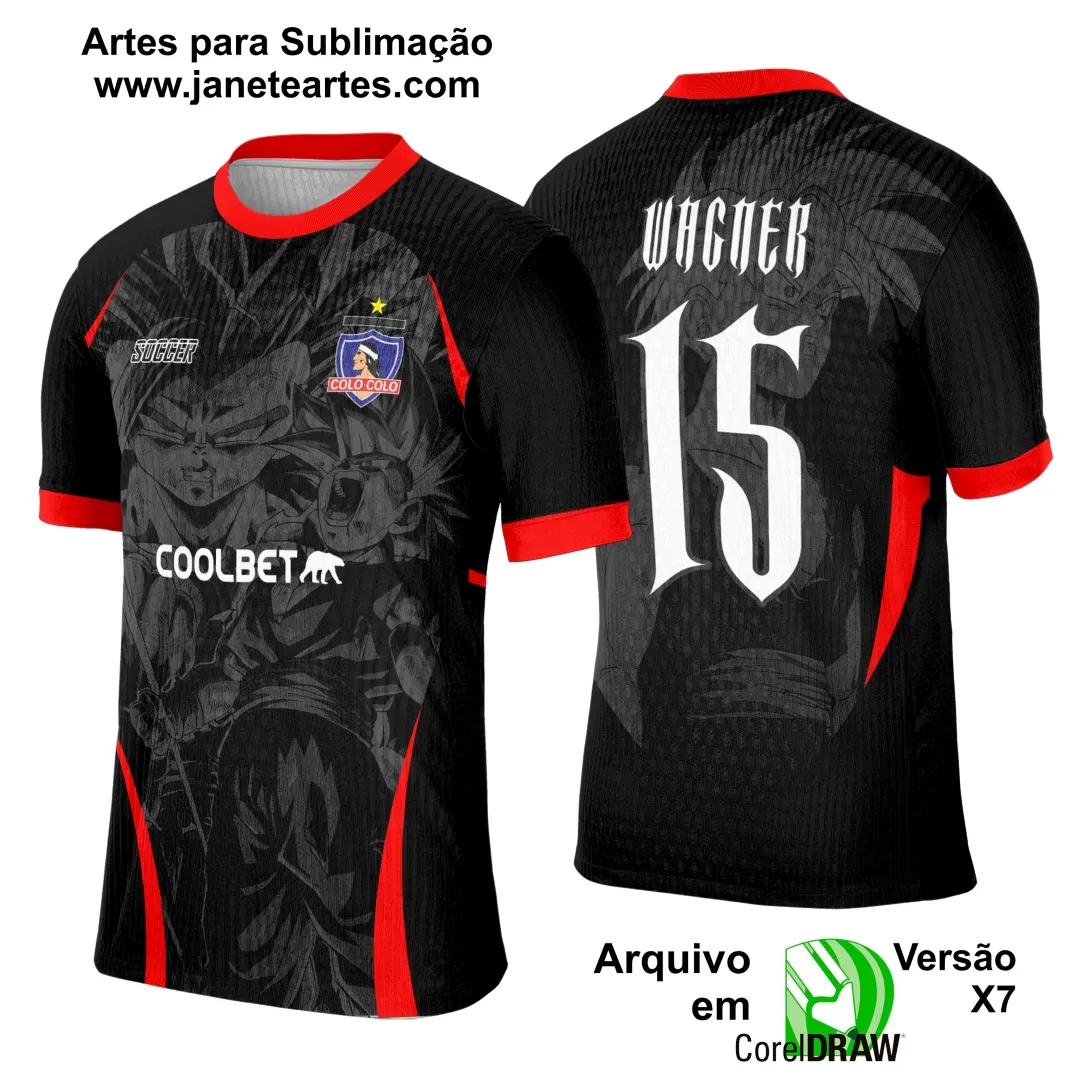 Arte Template Camisa Interclasse Colo Colo Dragon Ball Z -  0119