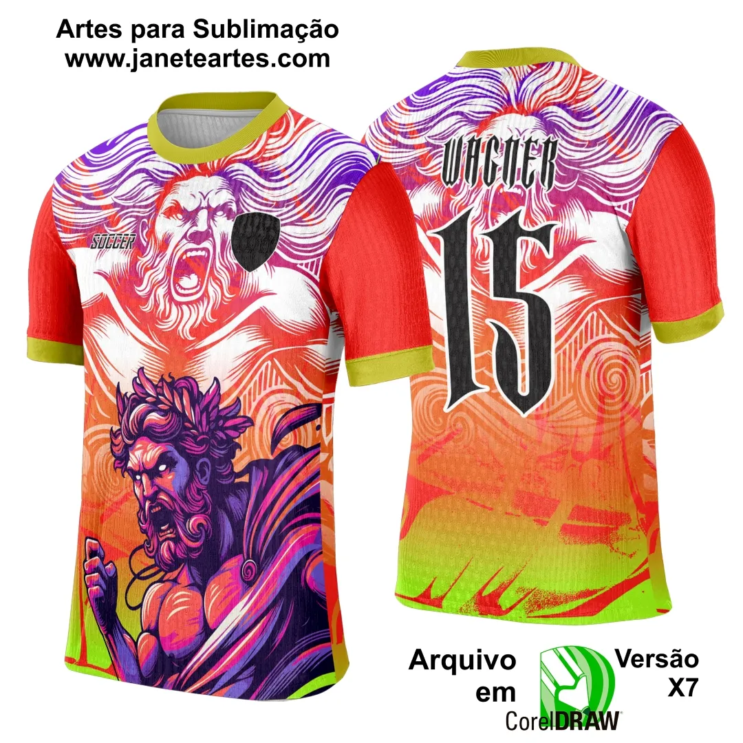 Arte Template Camisa Interclasse Deus Grego- 0117