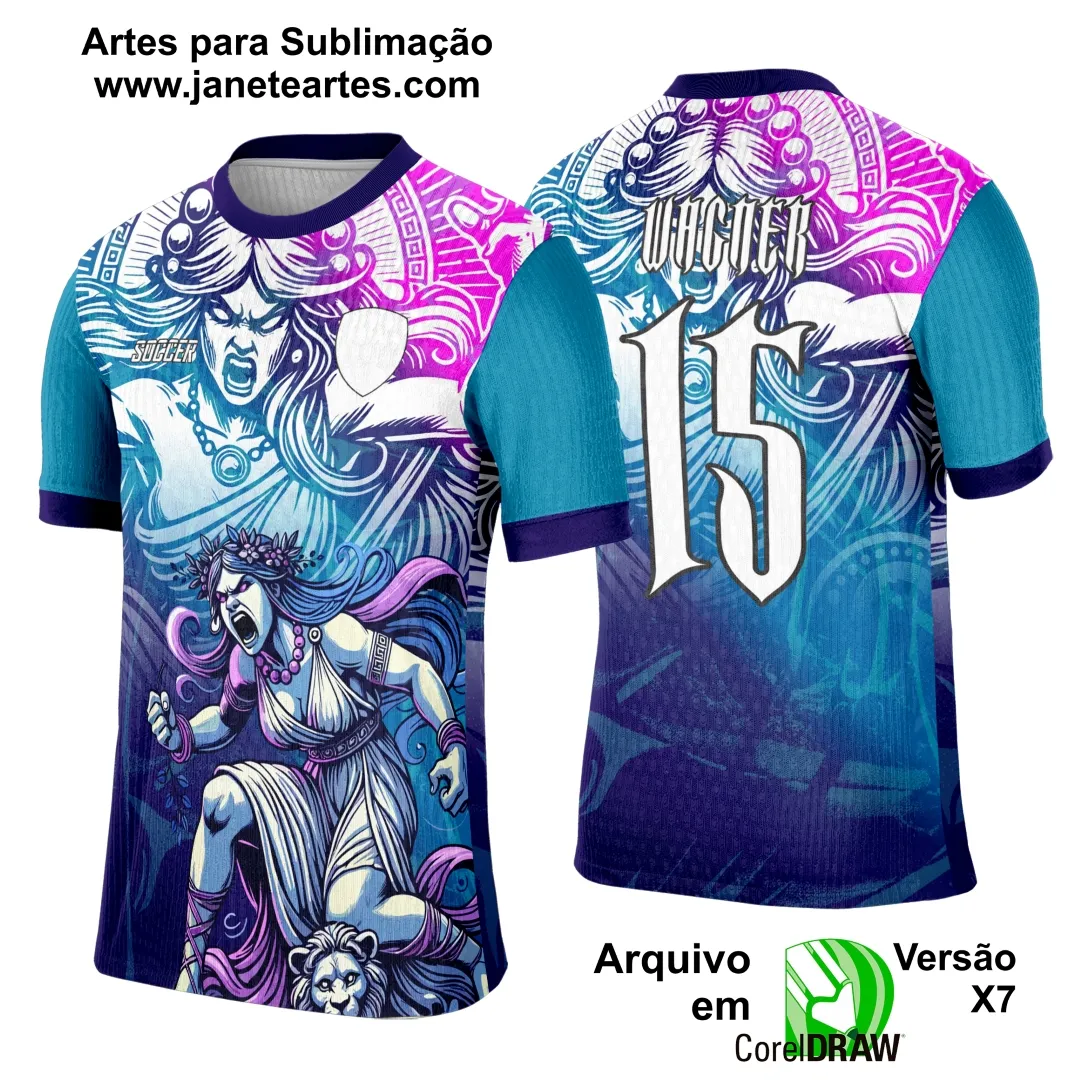 Arte Template Camisa Interclasse Deusa Grega - 0115