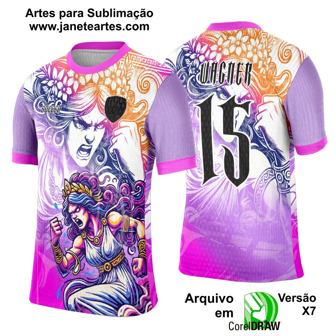 Arte Template Camisa Interclasse Deusa Grega - 0116