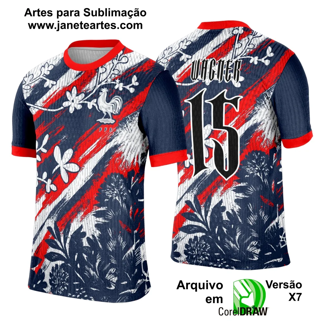 Arte Template Camisa Interclasse França - 0047