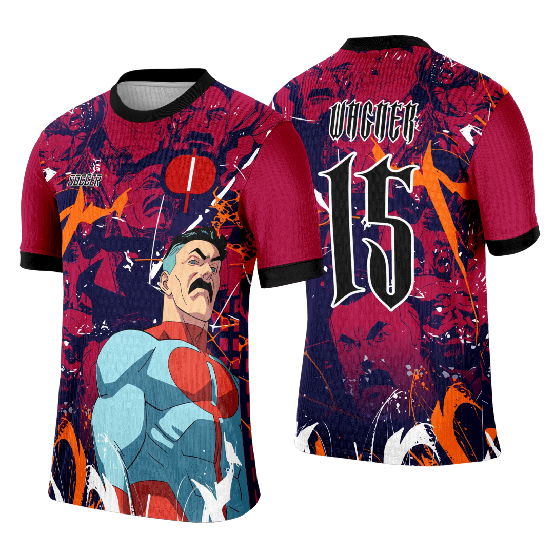 Camiseta unissex preta com logo no peito e estampa grande nas costas inspirada em Interclasse Omni Manby, ideal para quem busca estilo marcante e conforto diário.