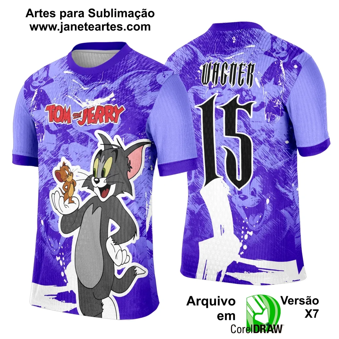 Arte Template Camisa Interclasse Tom e Jerry - 0024