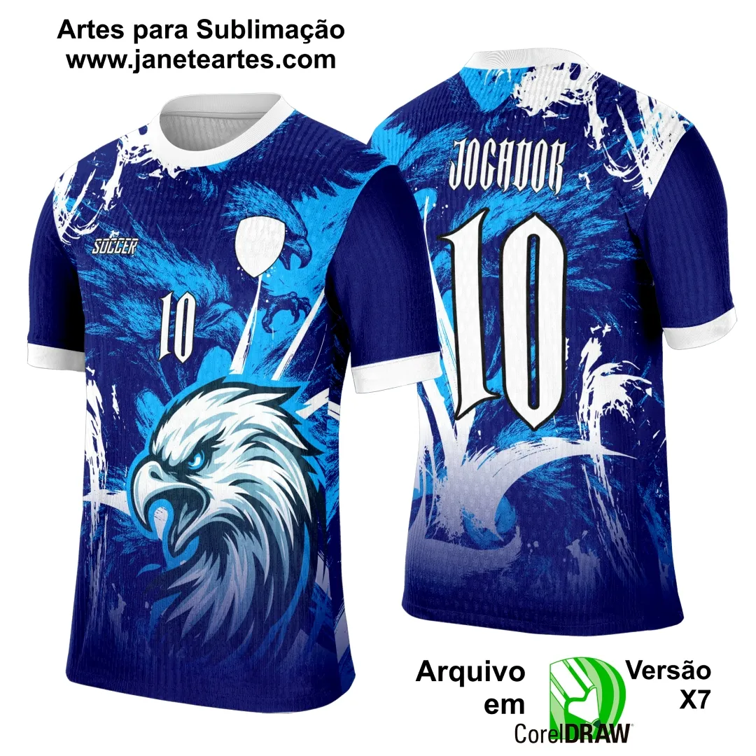 Arte Template Camisa Interclasse Águia Azul - 0065