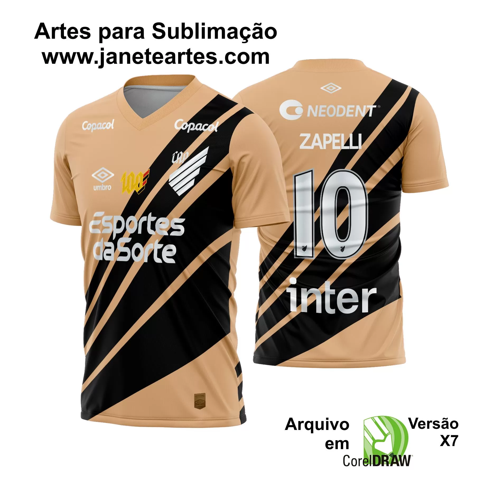 Arte Vetor Camisa Athletico PR Reserva 2024 - 2025