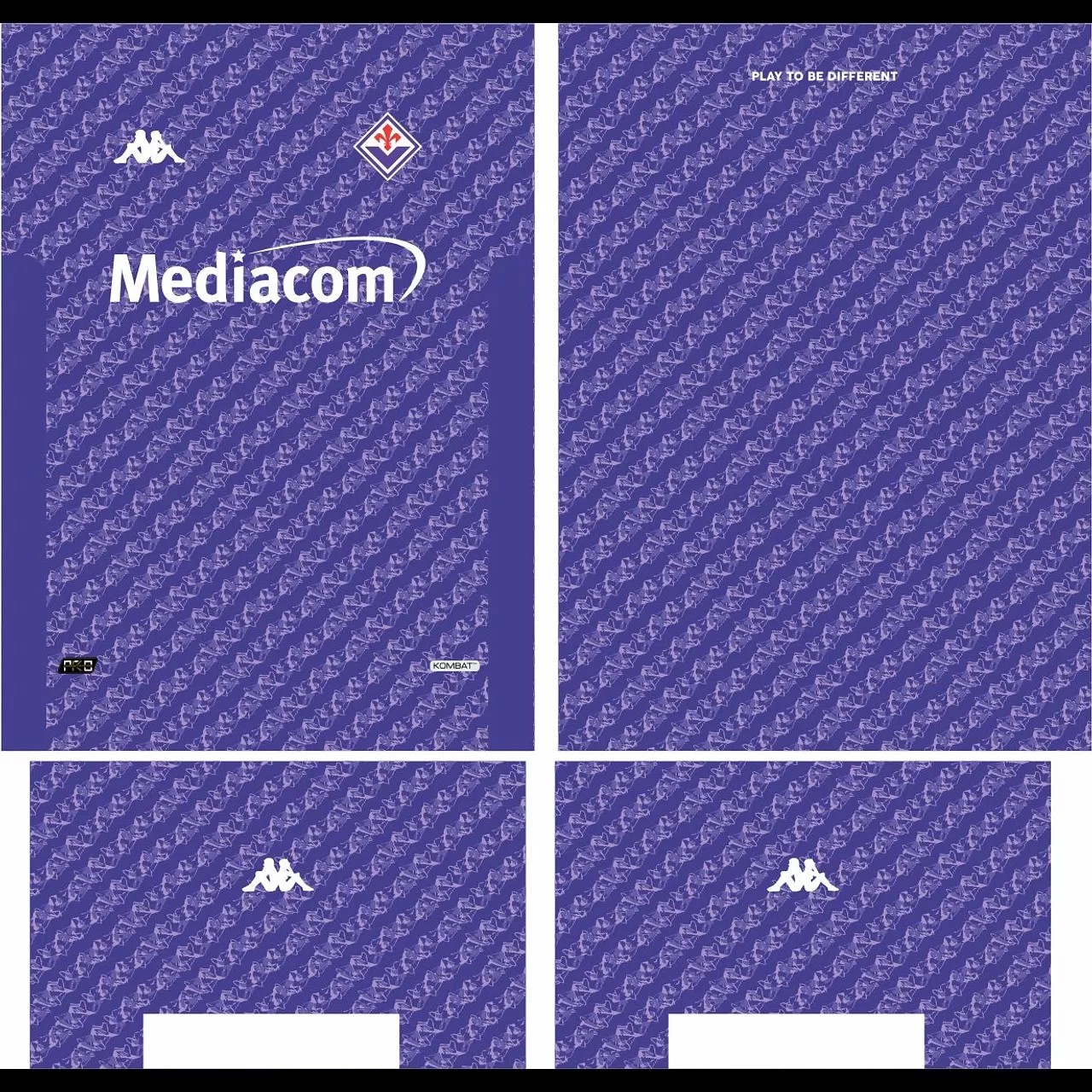 Arte Vetor Camisa Fiorentina Local 2023 - 2024