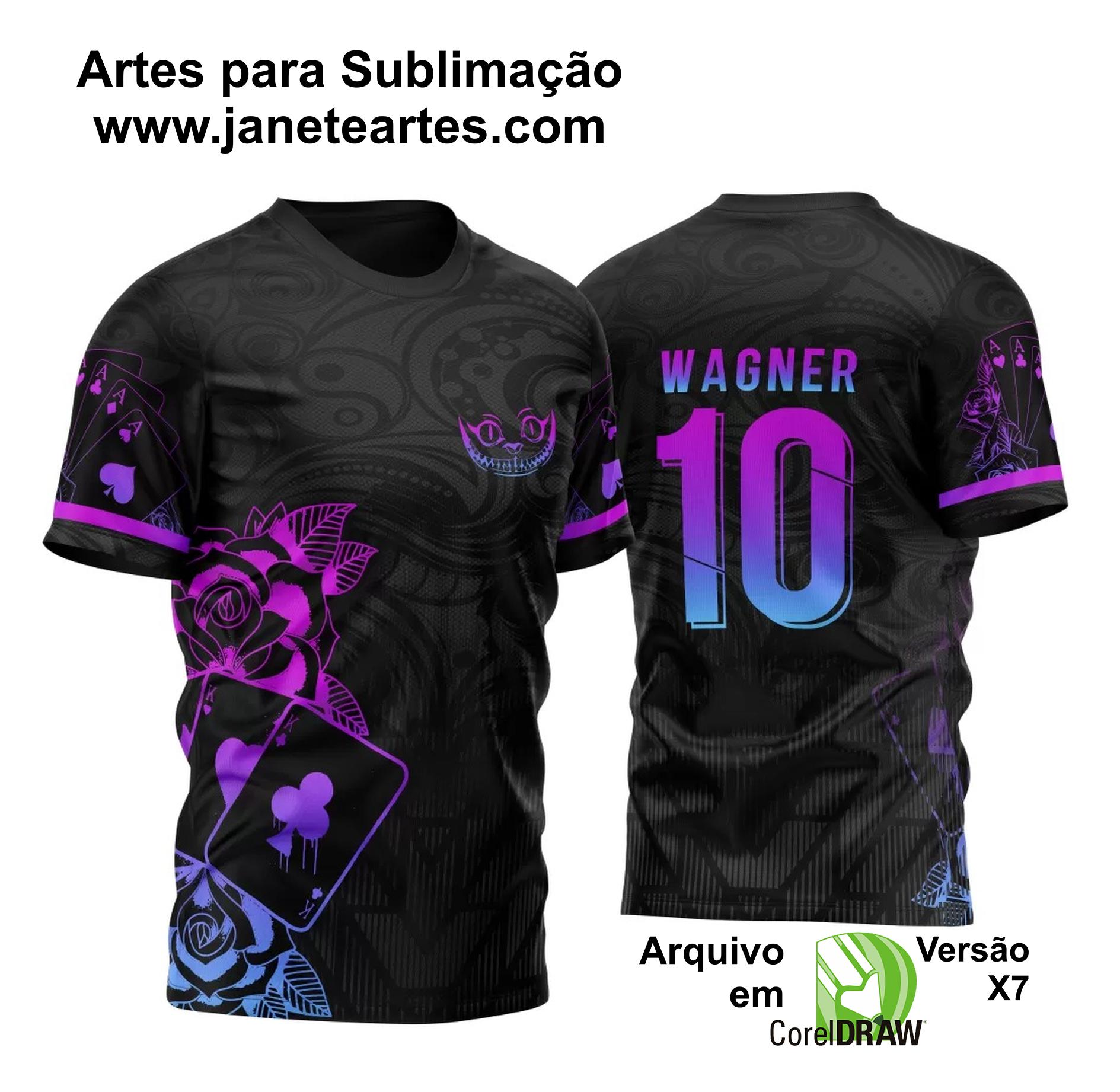Arte Vetor Camisa InterClasse Carta Naipe 2023 Modelo 2