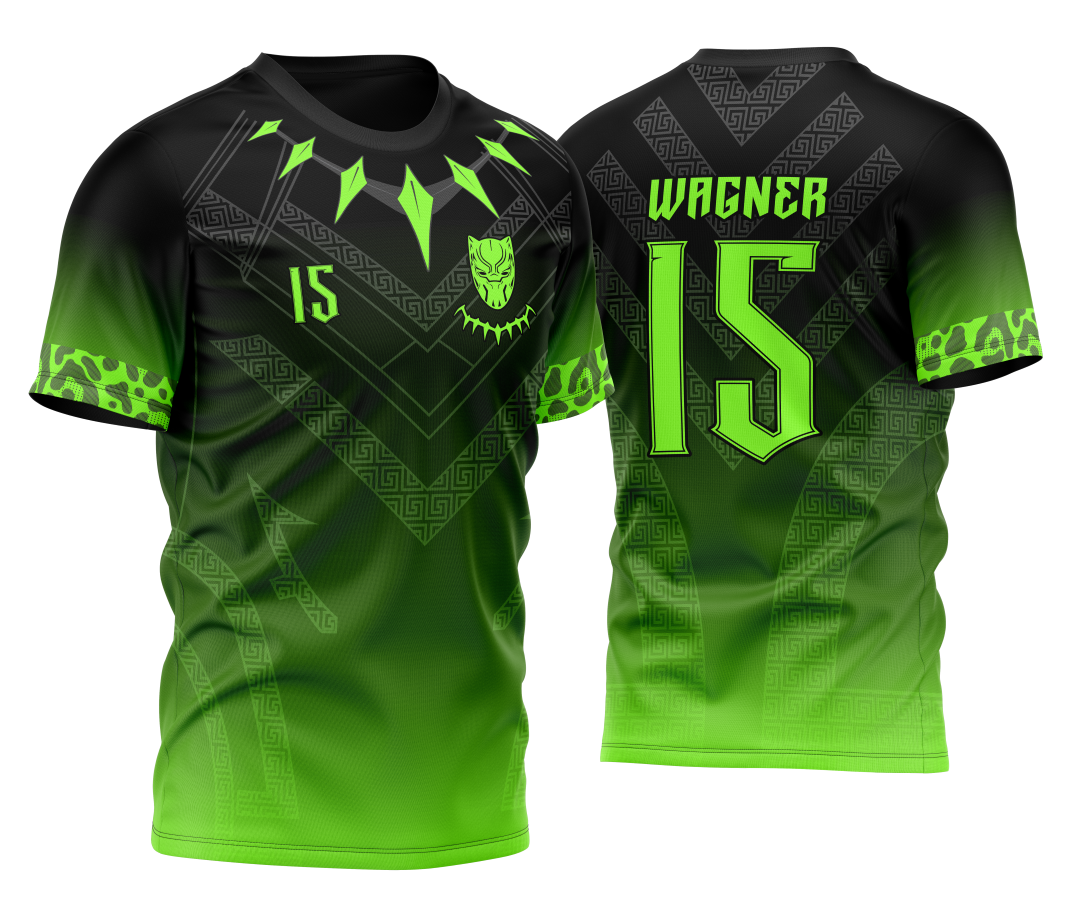 Arte Vetor Camisa InterClasse Espírito da Pantera Negra