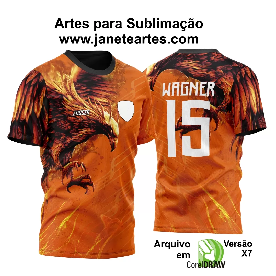 Arte Vetor Camisa InterClasse Fenix Fogo 2024 Modelo 01