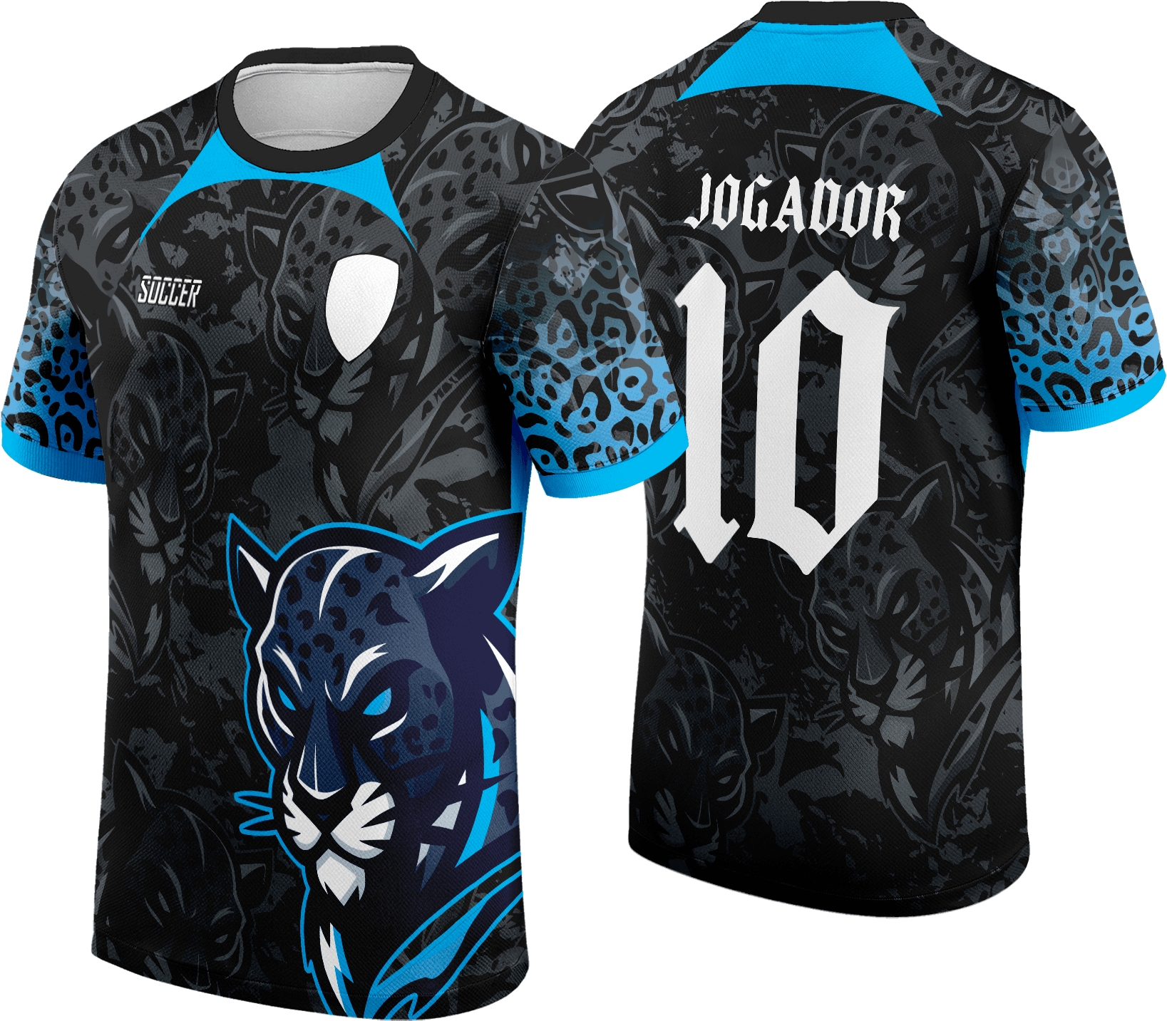 Camisa InterClasse - Arte Vetor Camisa InterClasse Pantera Azul 2024