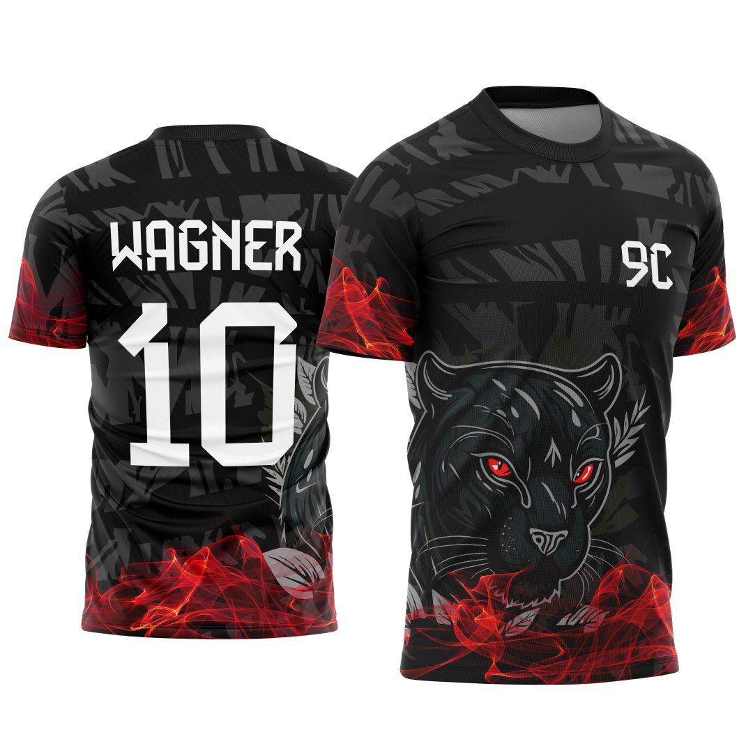 Arte Vetor Camisa Interclasse Jersey Pantera Negra