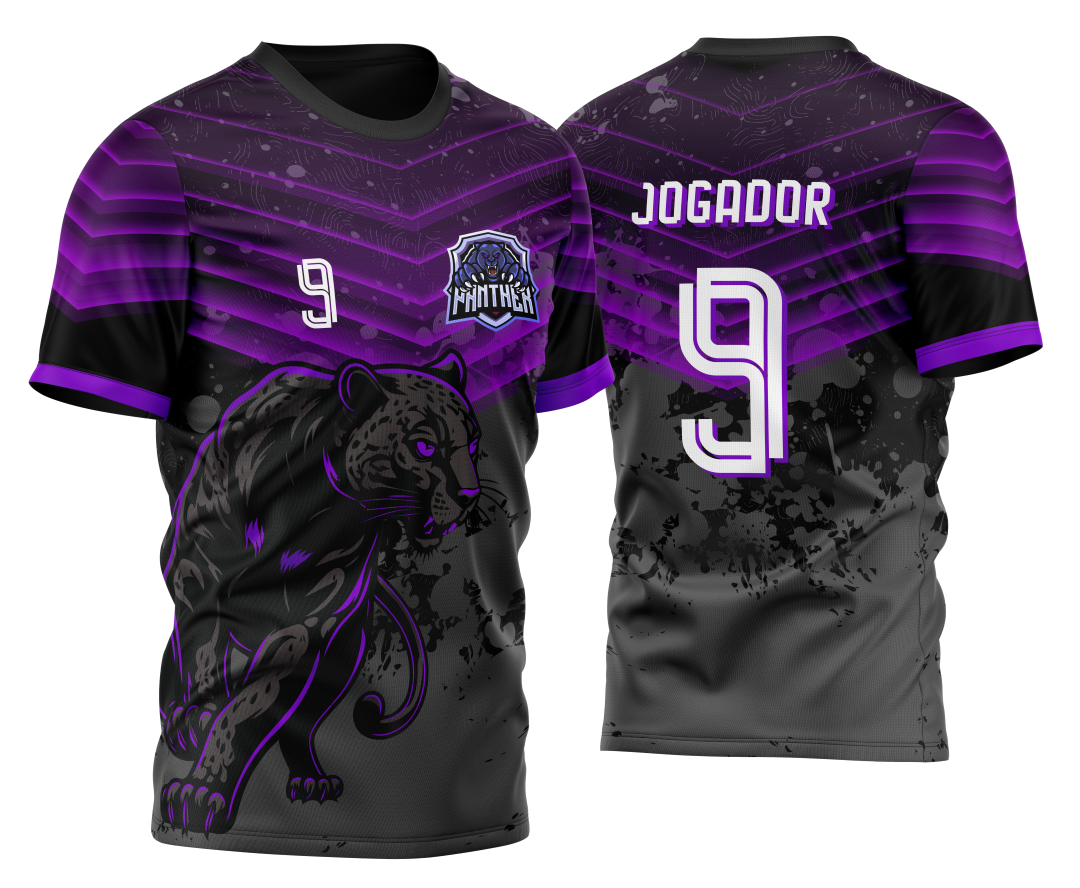 Arte Vetor Camisa Pantera Negra InterClasse 2023 Roxa
