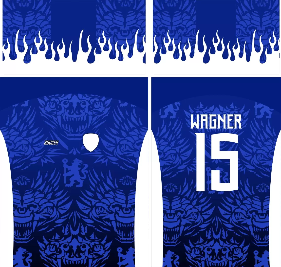 Arte Vetor Camisa Para InterClasse 2023 Dragão Vermelho