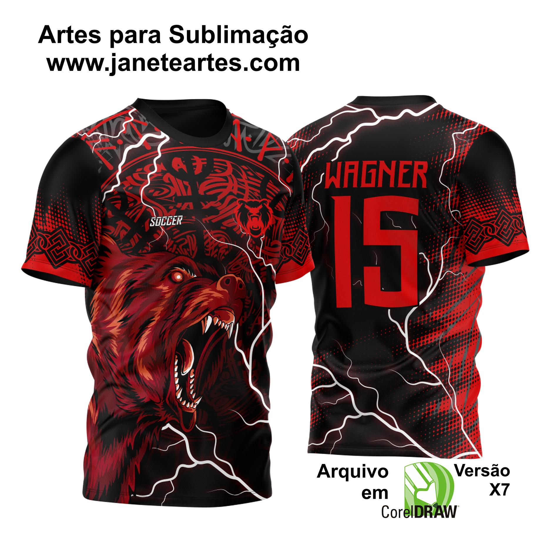 Arte Vetor Camisa Para InterClasse Urso Feroz Celta 2023 Modelo 2