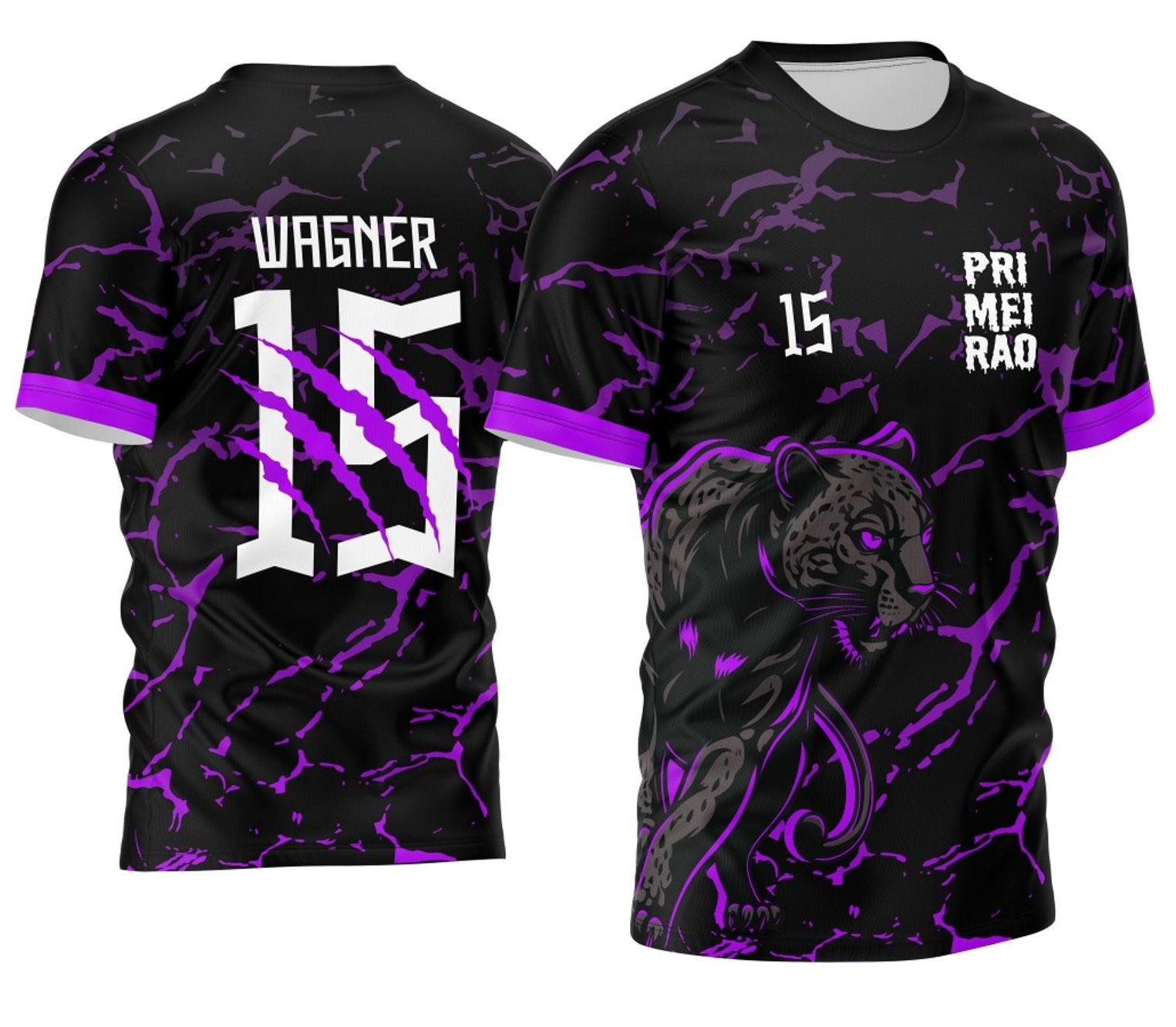 Arte Vetor Camisa Primeirão Pantera Negra