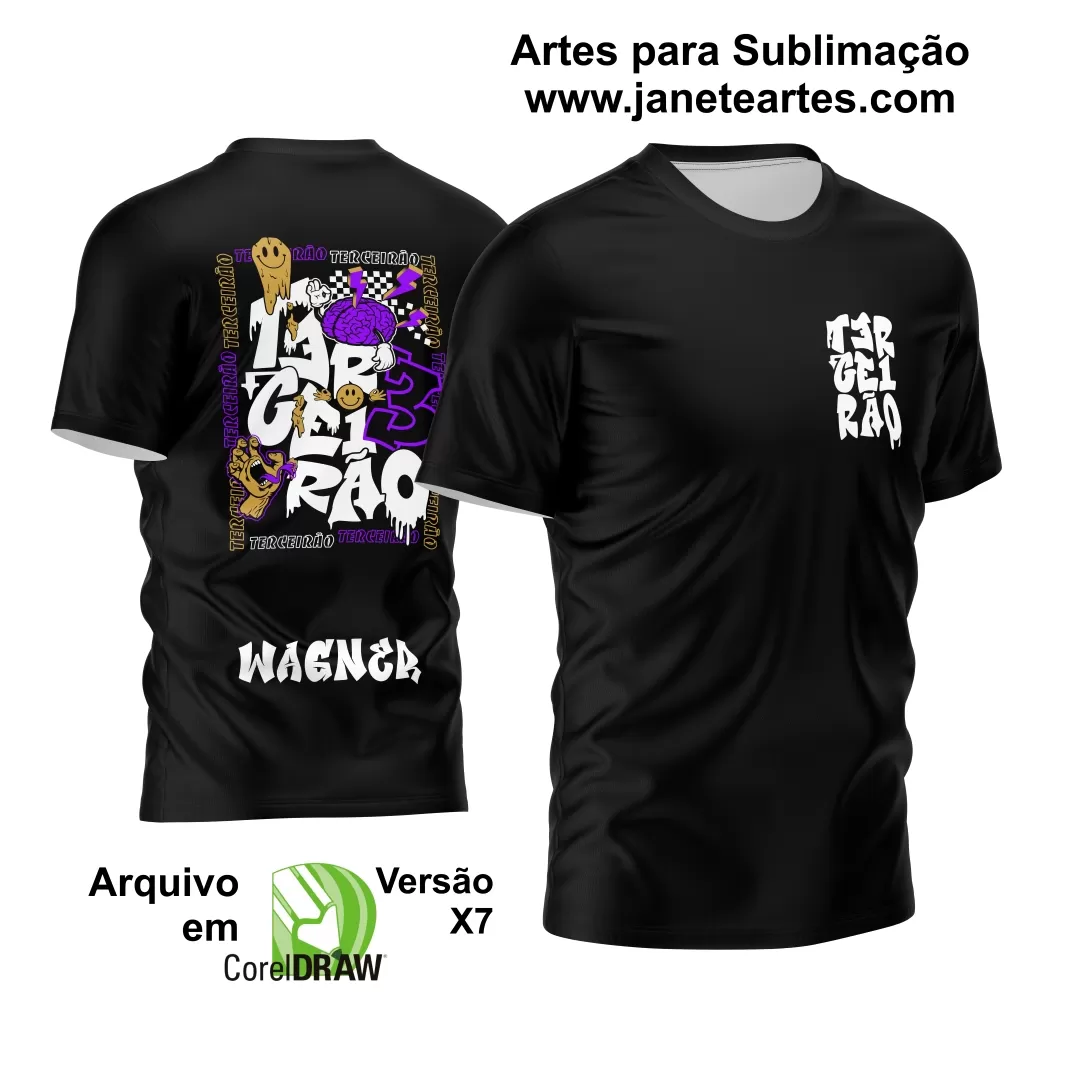 Arte Vetor Camisa Terceirão 2024 Novo Estilo