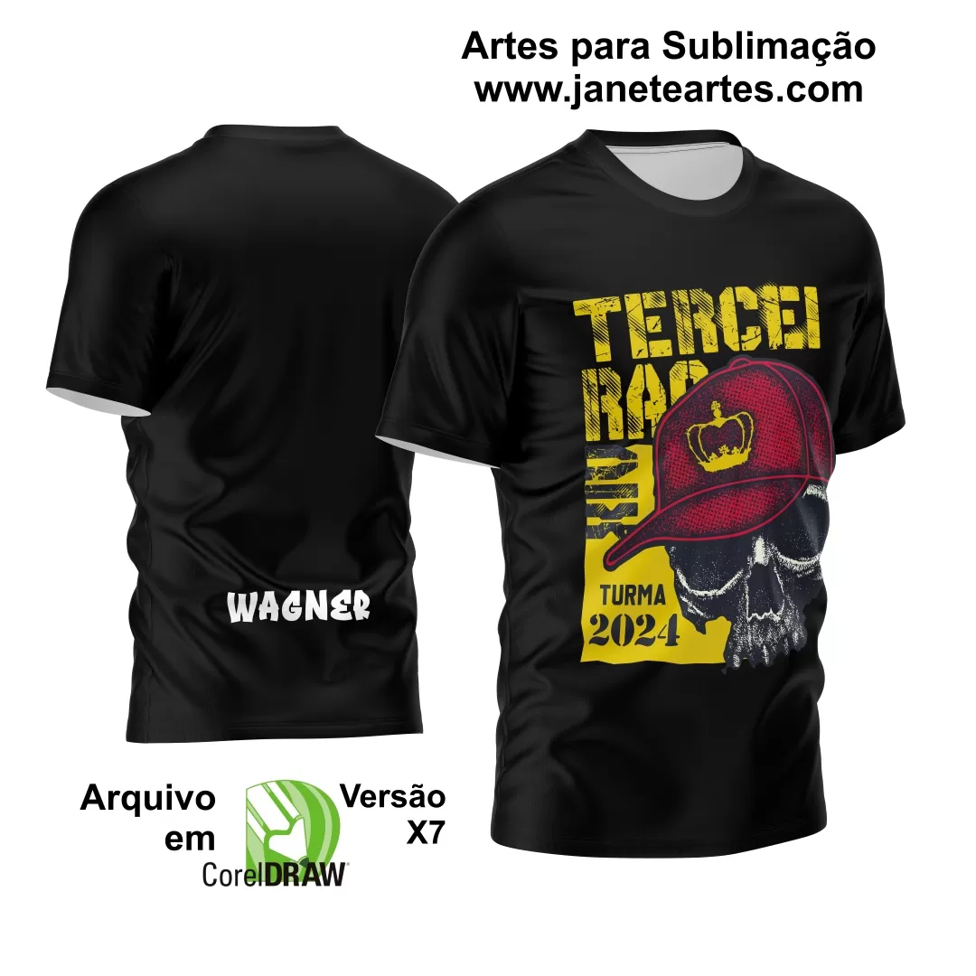 Arte Vetor Camisa Terceirão 2024 Novo Estilo