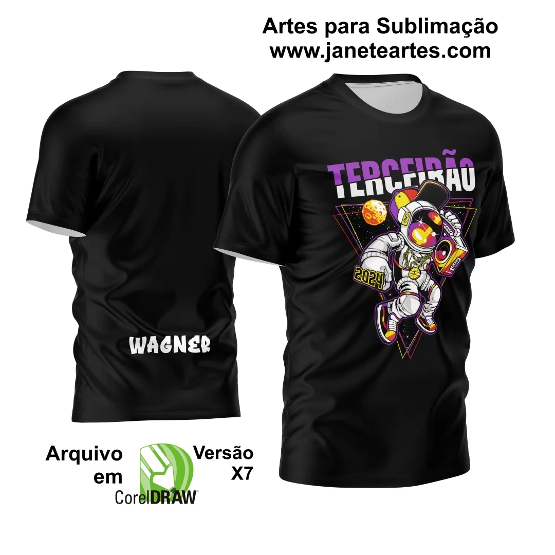 Arte Vetor Camisa Terceirão 2024 Novo Estilo