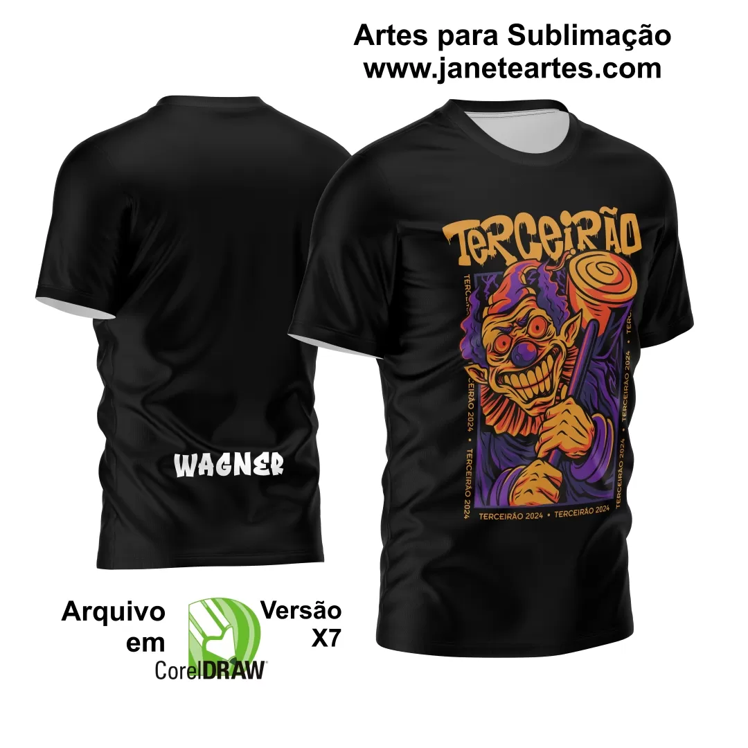 Arte Vetor Camisa Terceirão 2024 Novo Estilo