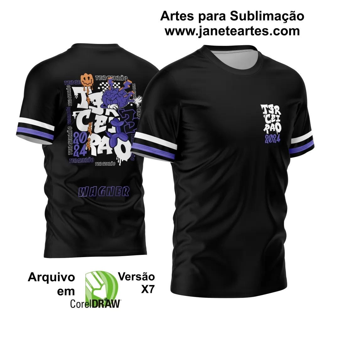 Arte Vetor Camisa Terceirão Grafite 2024
