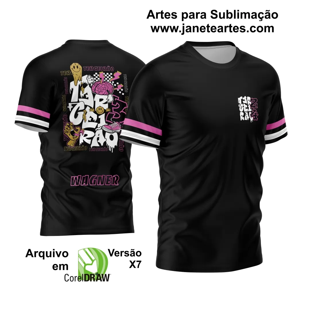 Arte Vetor Camisa Terceirão Tênis Grafit 2024