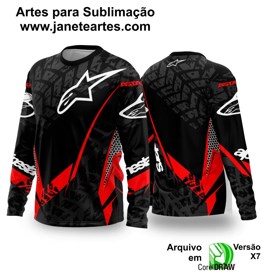 Arte Vetor Camisa de MOTOCROSS 2024 - 2025