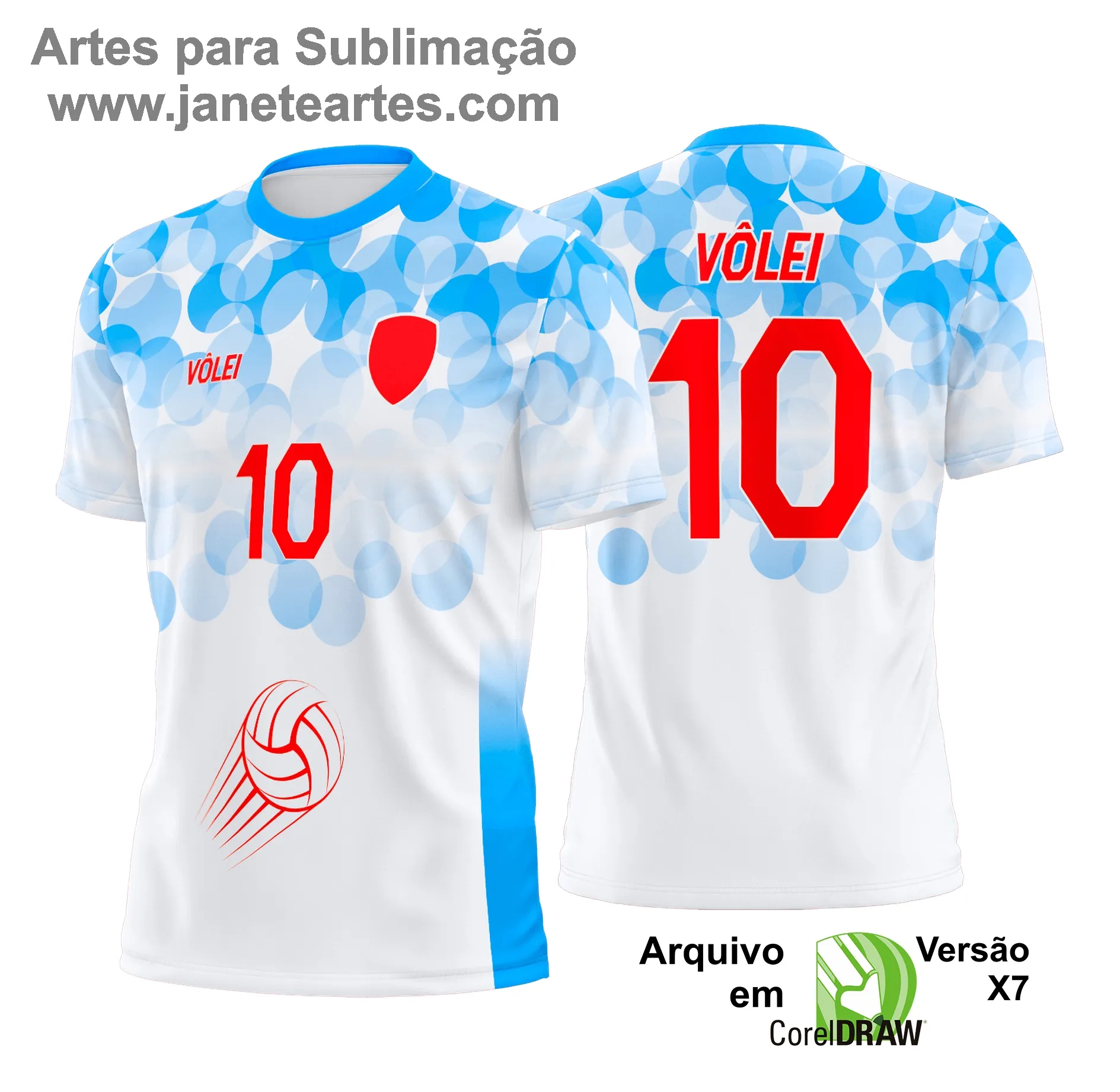 Arte Vetor Camisa de Vôlei - Estampa Camisa de Vôlei