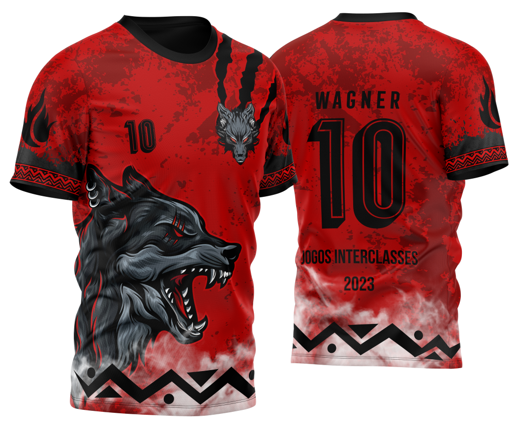 Arte Vetor Camisa para InterClasse Lobo Feroz 2023