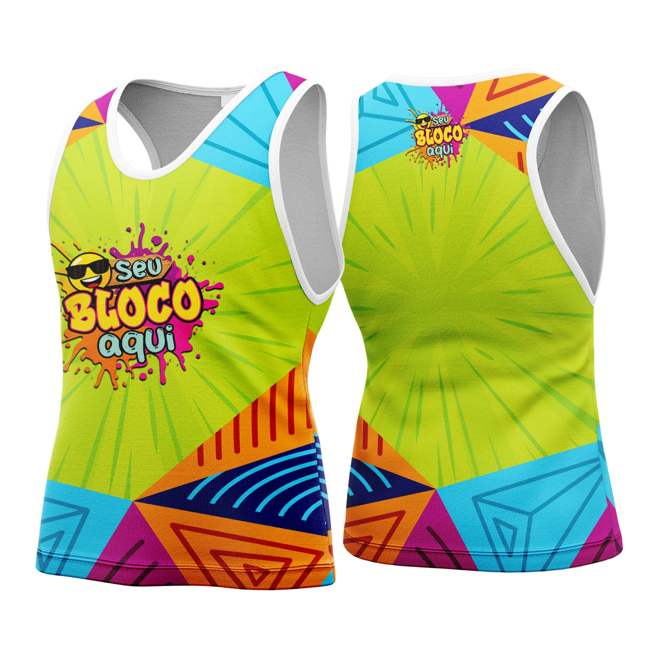 Camisa camiseta unissex preta com logo no peito e estampa grande nas costas temática do Carnaval 2026, ideal para festa e folia, confortável e moderna.