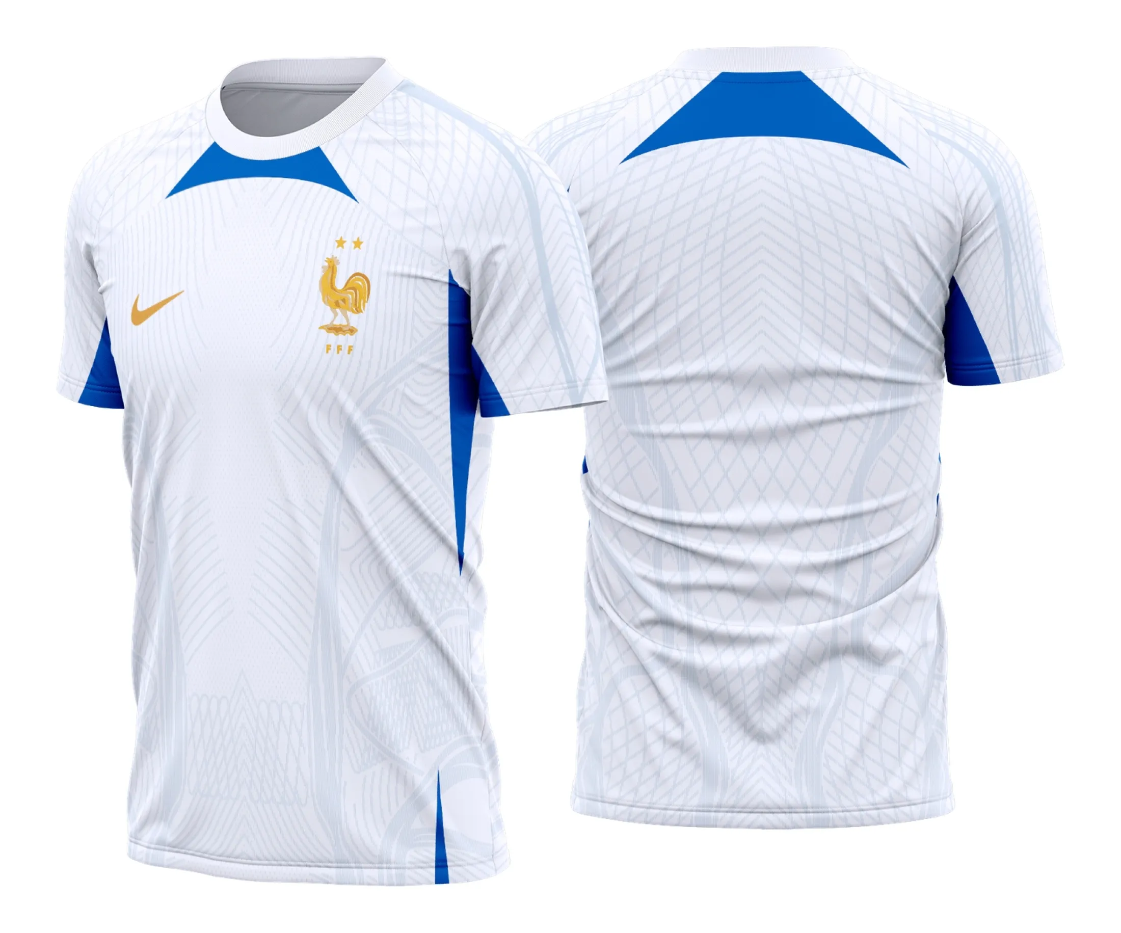 Arte Vetor Camisa França Treino III 2022 - 2023