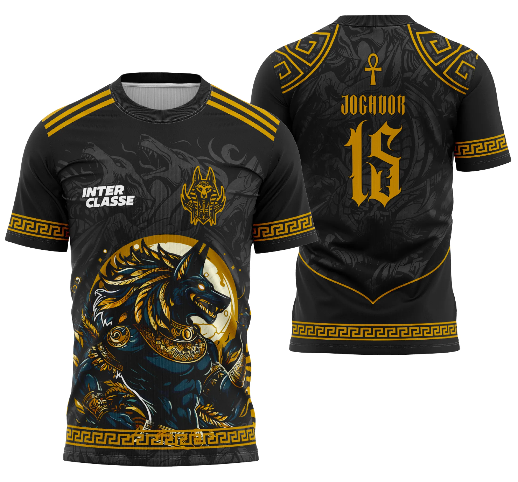Arte Vetor Camisa Interclasse Anubis – Estampa Exclusiva para Sublimação