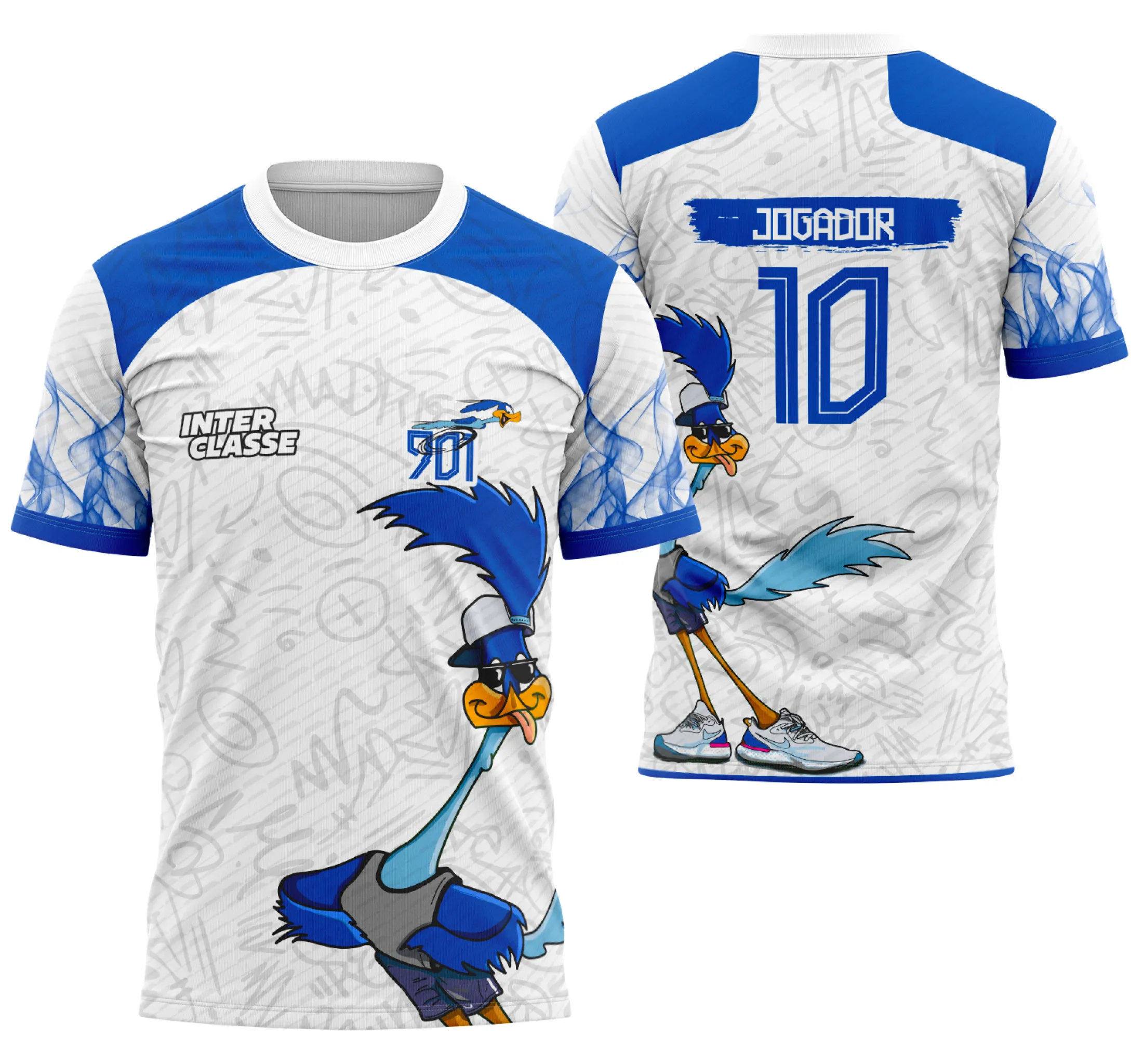 Arte Vetor Camisa Interclasse Papa-Léguas – Estampa Exclusiva para Sublimação