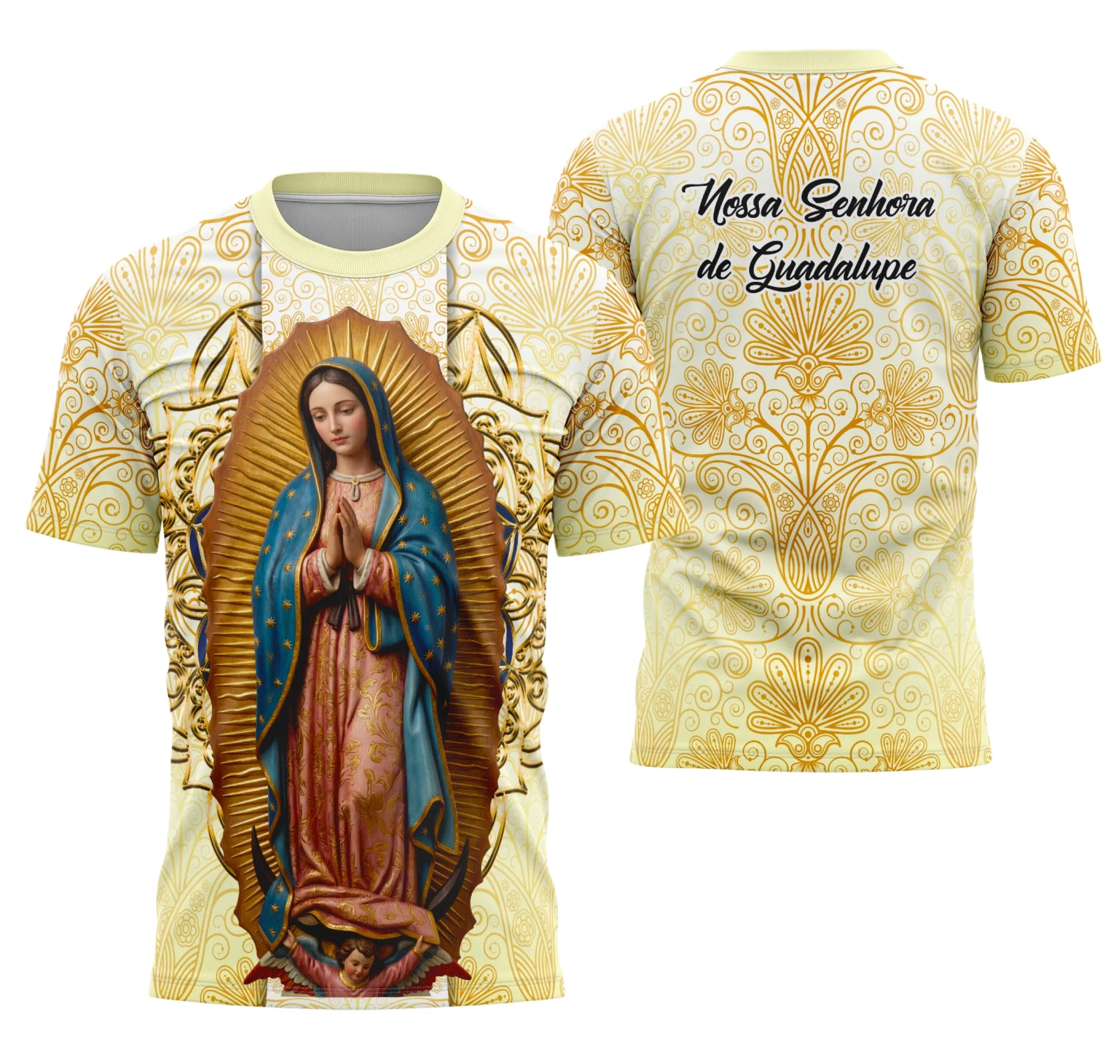 Camisa Nossa Senhora de Guadalupe Estilo Premium - Janete Artes
