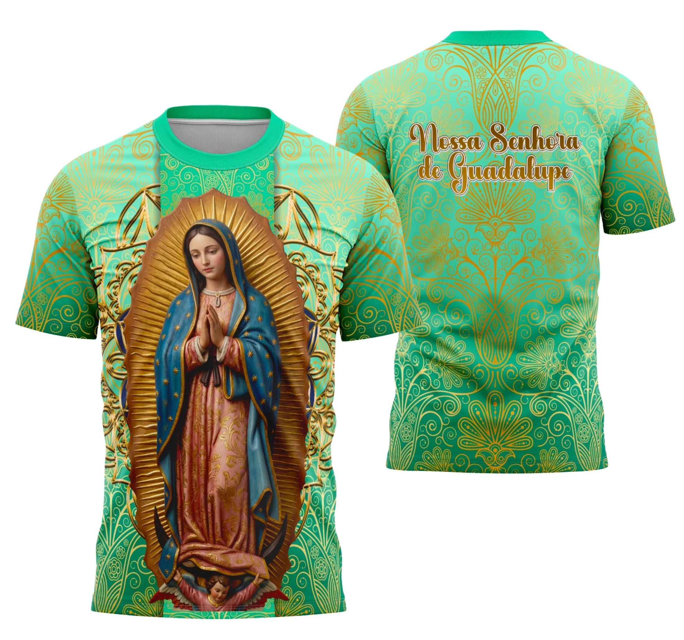 Camisa Nossa Senhora de Guadalupe - Religião - Janete Artes