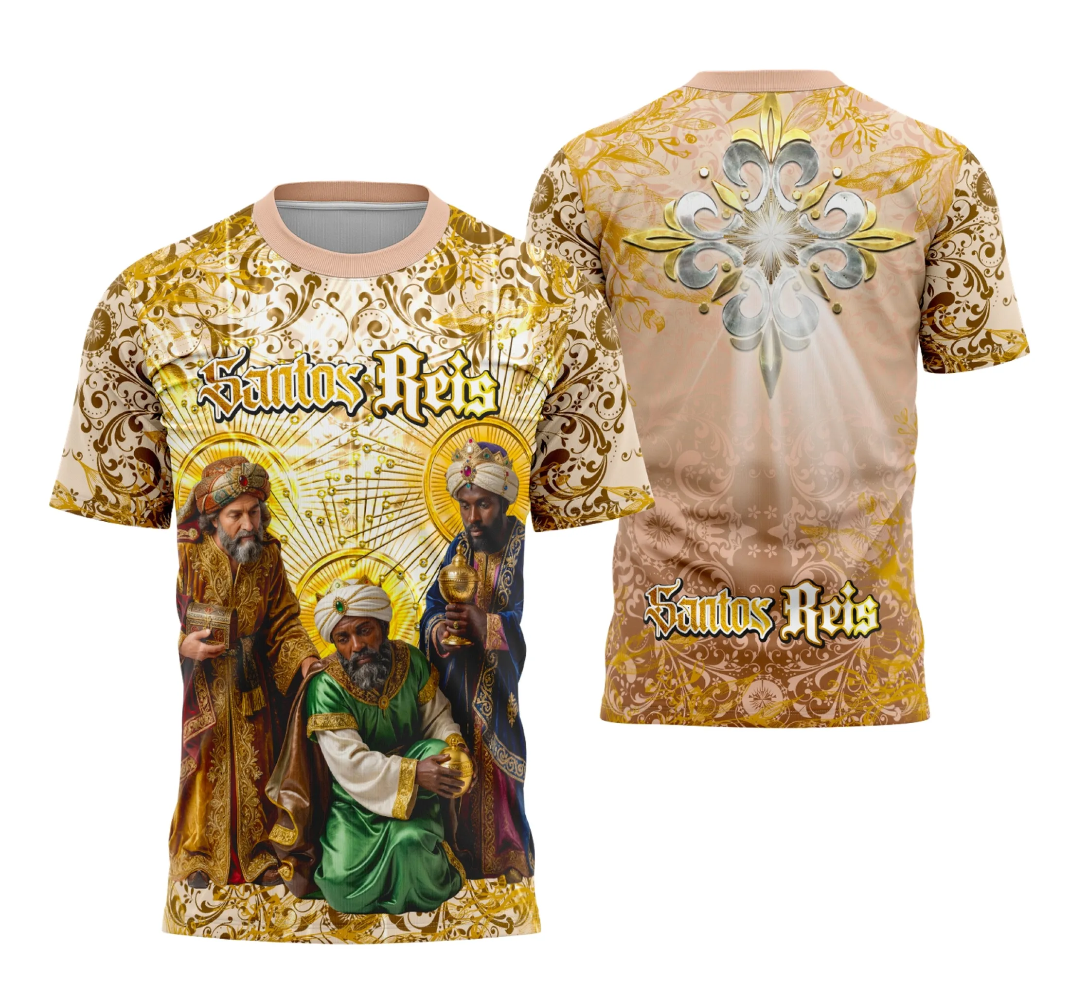 Camisa Santos Reis Católica Religião