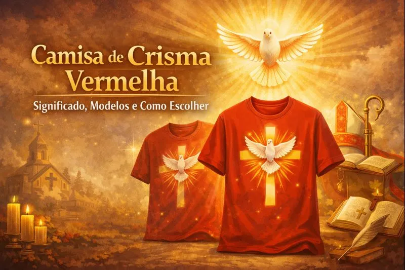 Camisa de Crisma Vermelha: Significado, Modelos e Como Escolher