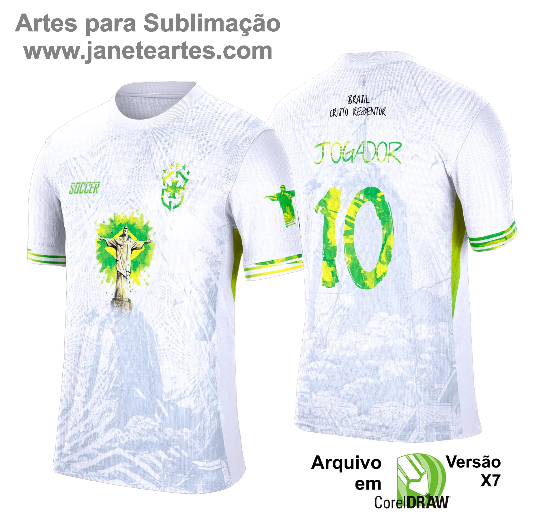 Camisa de Interclasse Conceito Brasil 2025 - Arte Vetor Template