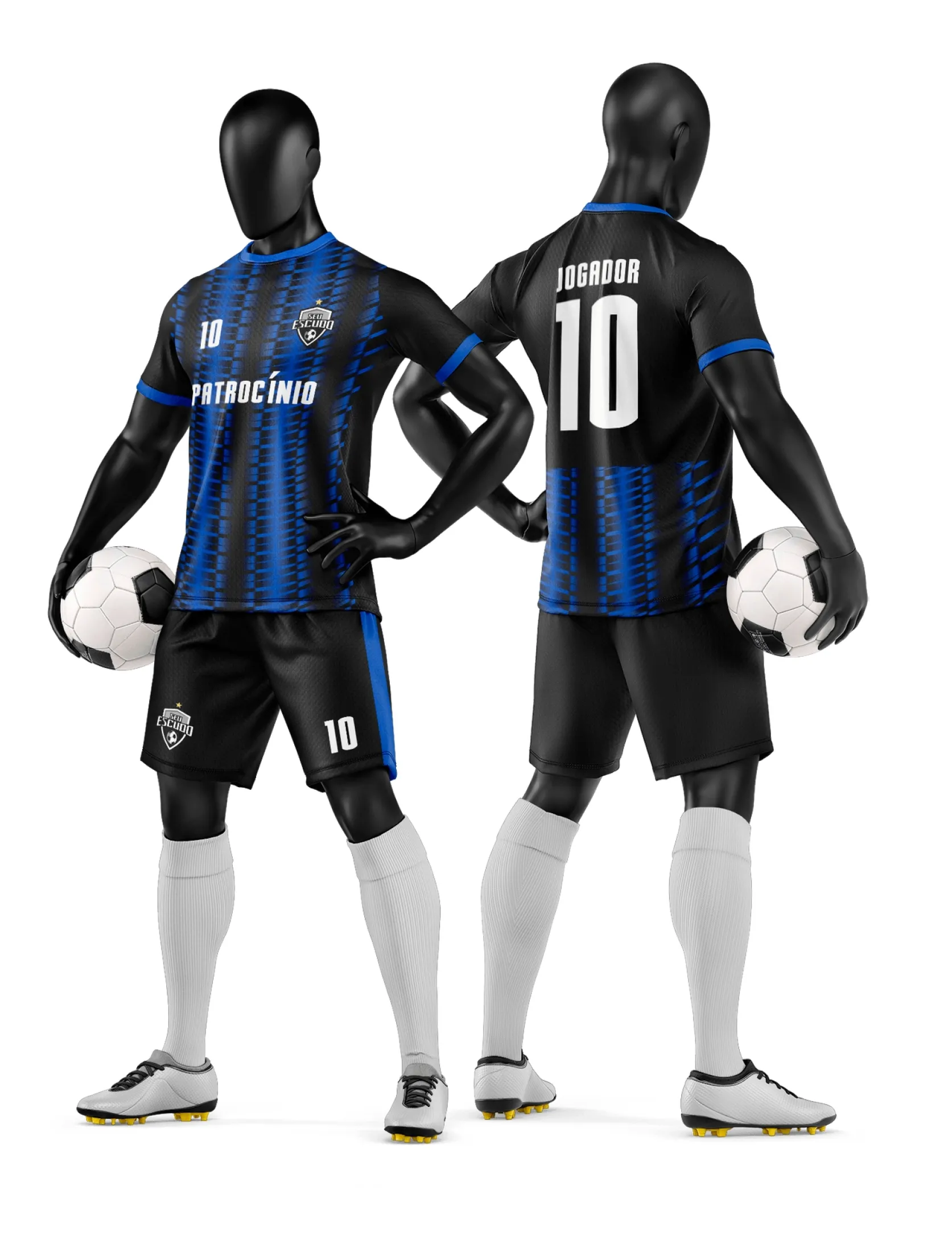 Arte Camisa e Short de Time de Futebol Amador - Janete Artes