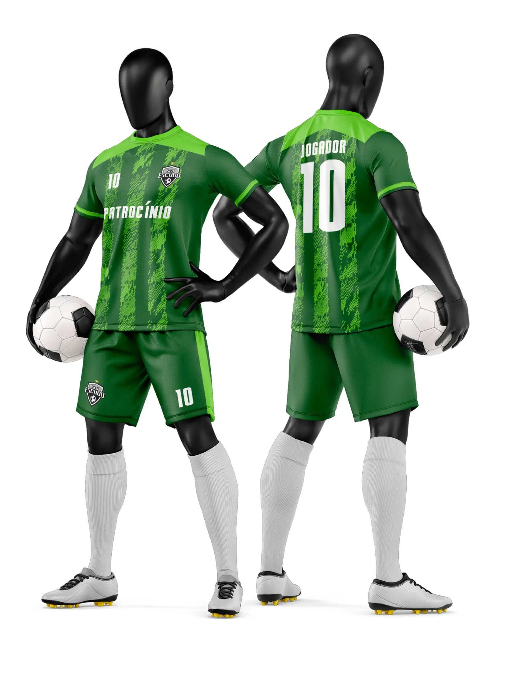 Arte Camisa e Short de Time de Futebol Amador - Janete Artes