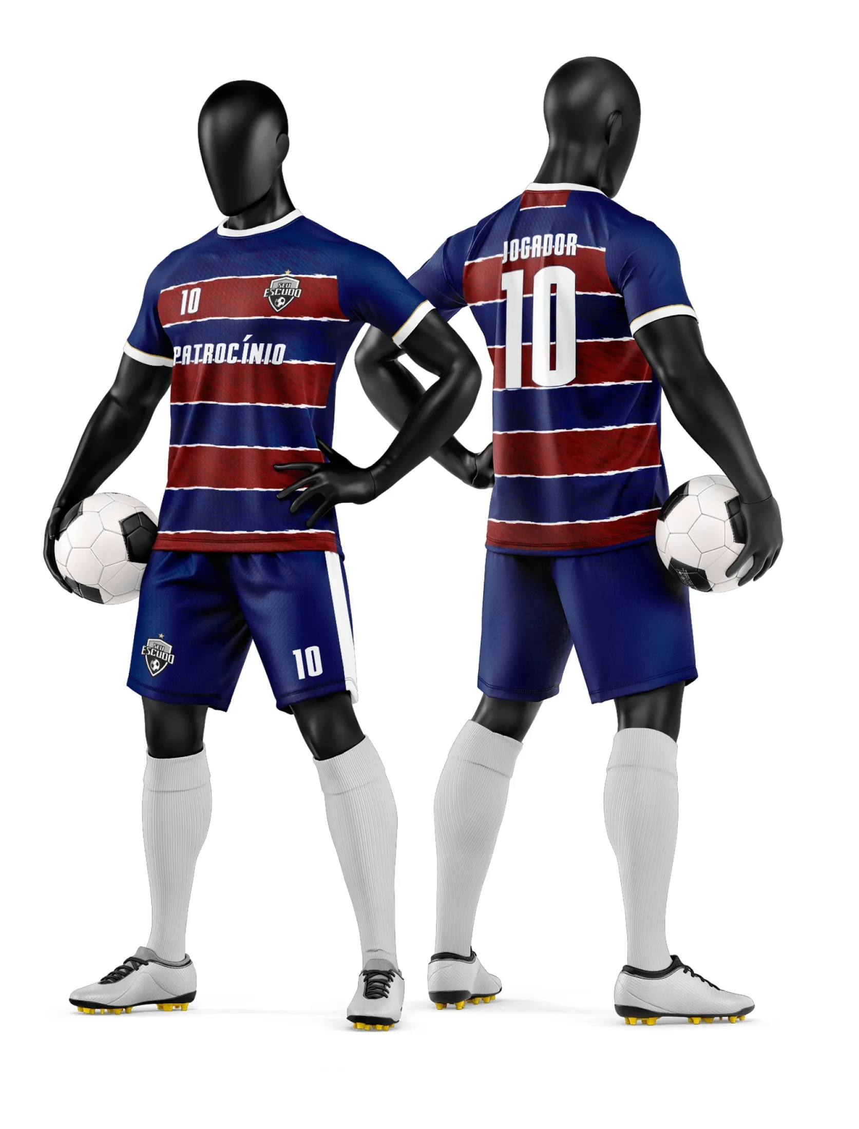 Arte Camisa e Short de Time de Futebol Amador - Janete Artes