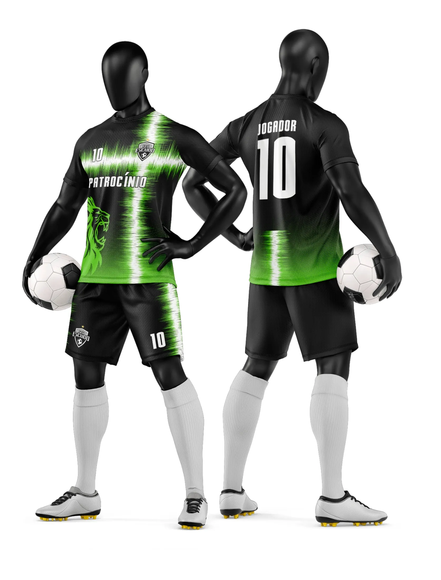 Arte Camisa e Short de Time de Futebol Amador - Janete Artes