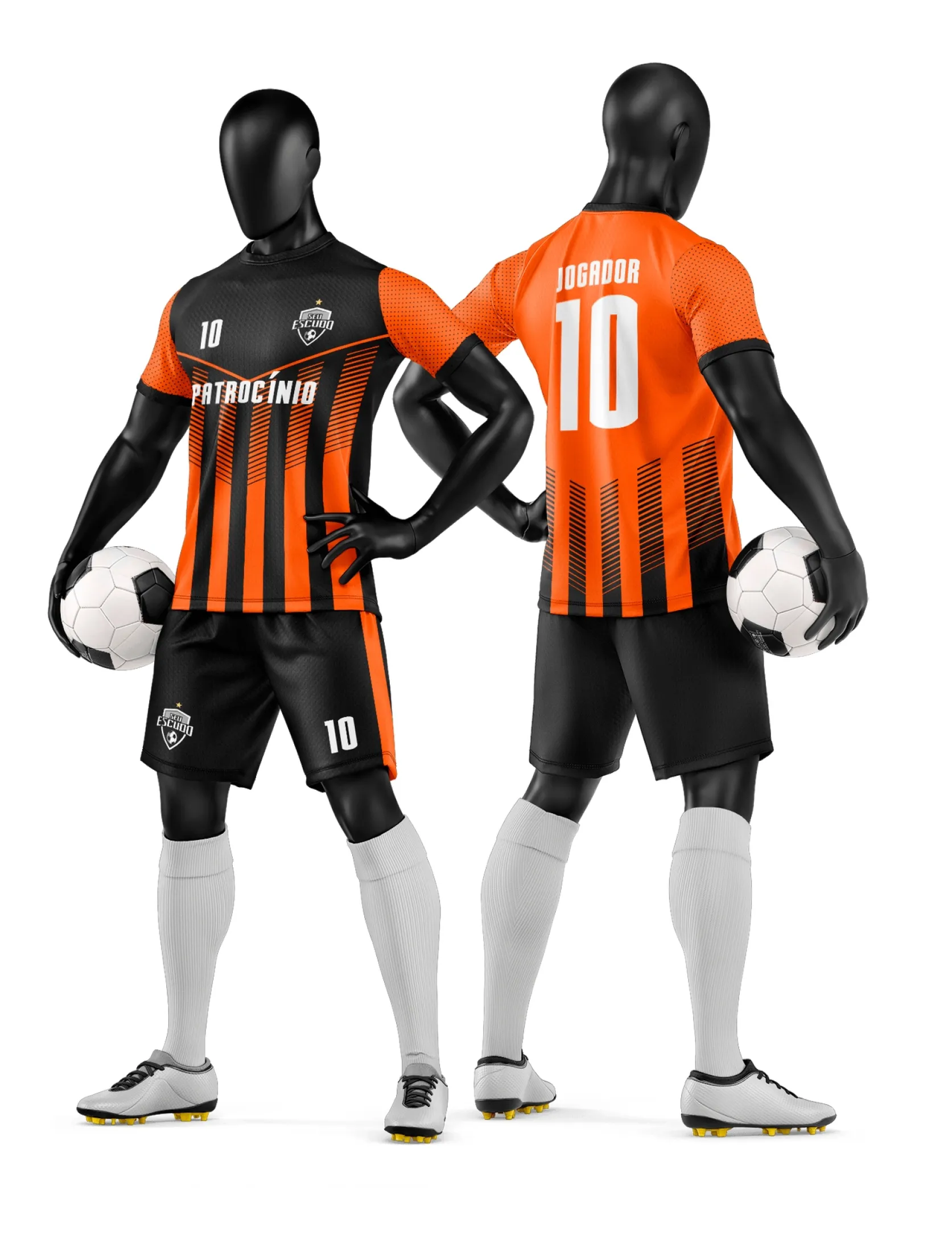 Arte Camisa e Short de Time de Futebol Amador - Janete Artes