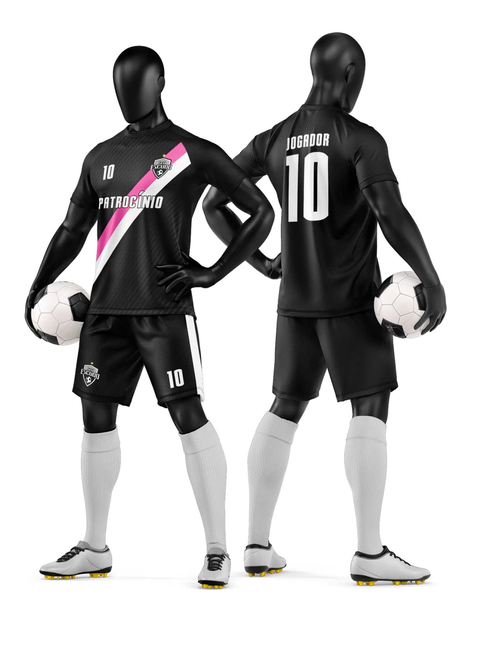 Arte Camisa e Short de Time de Futebol Amador - Janete Artes