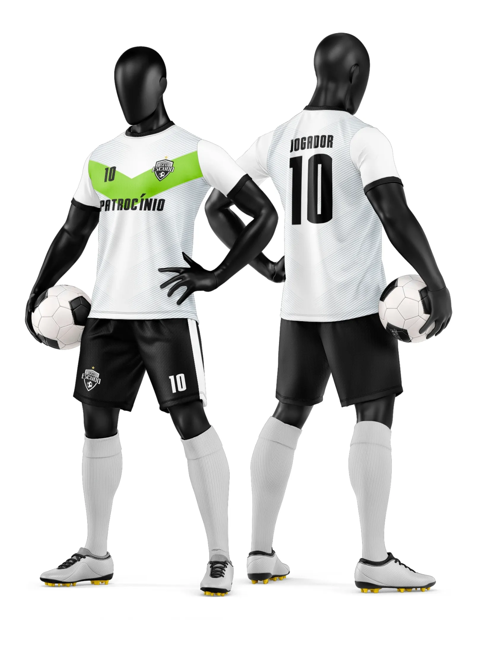 Arte Camisa e Short de Time de Futebol Amador - Janete Artes