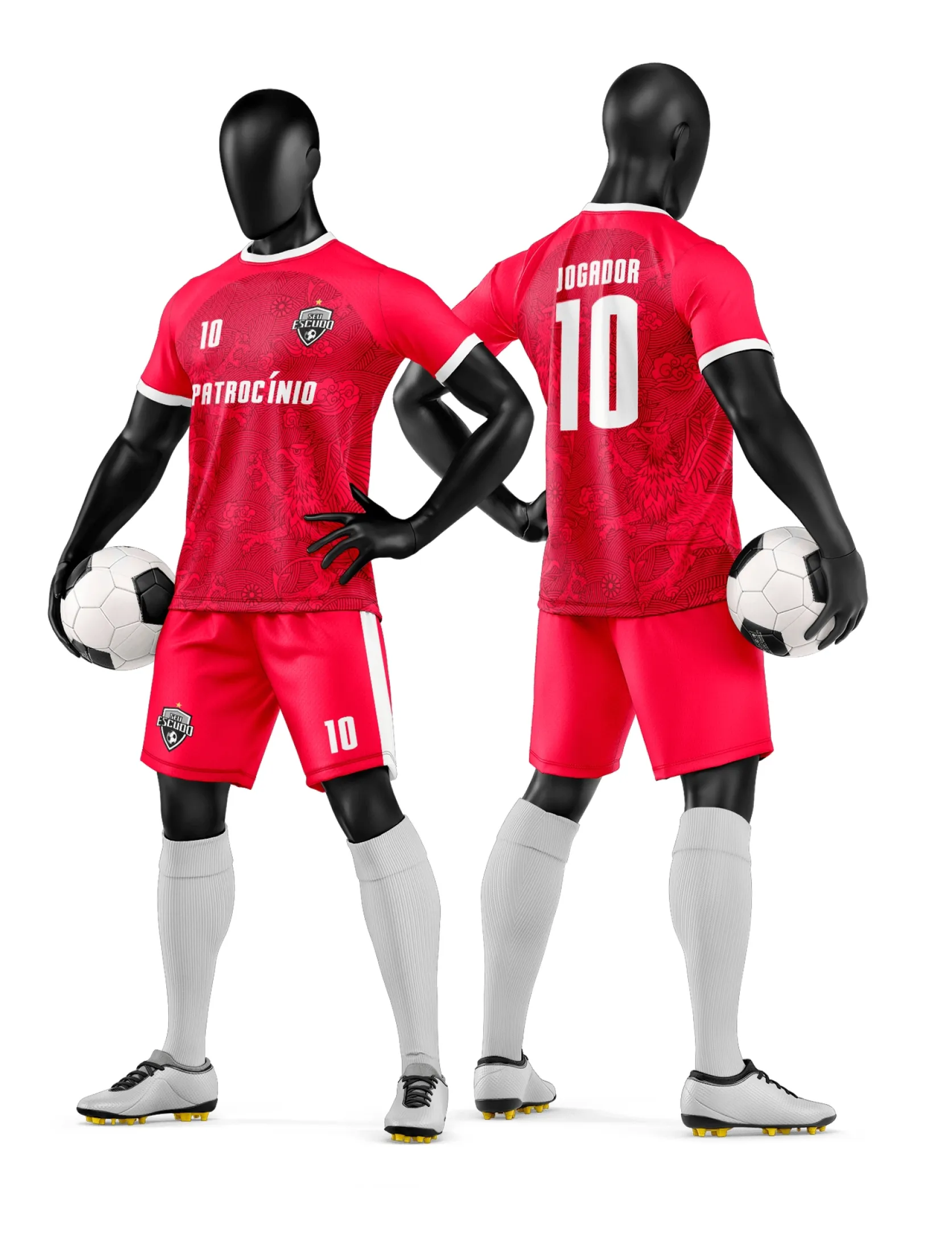Arte Camisa e Short de Time de Futebol Amador - Janete Artes