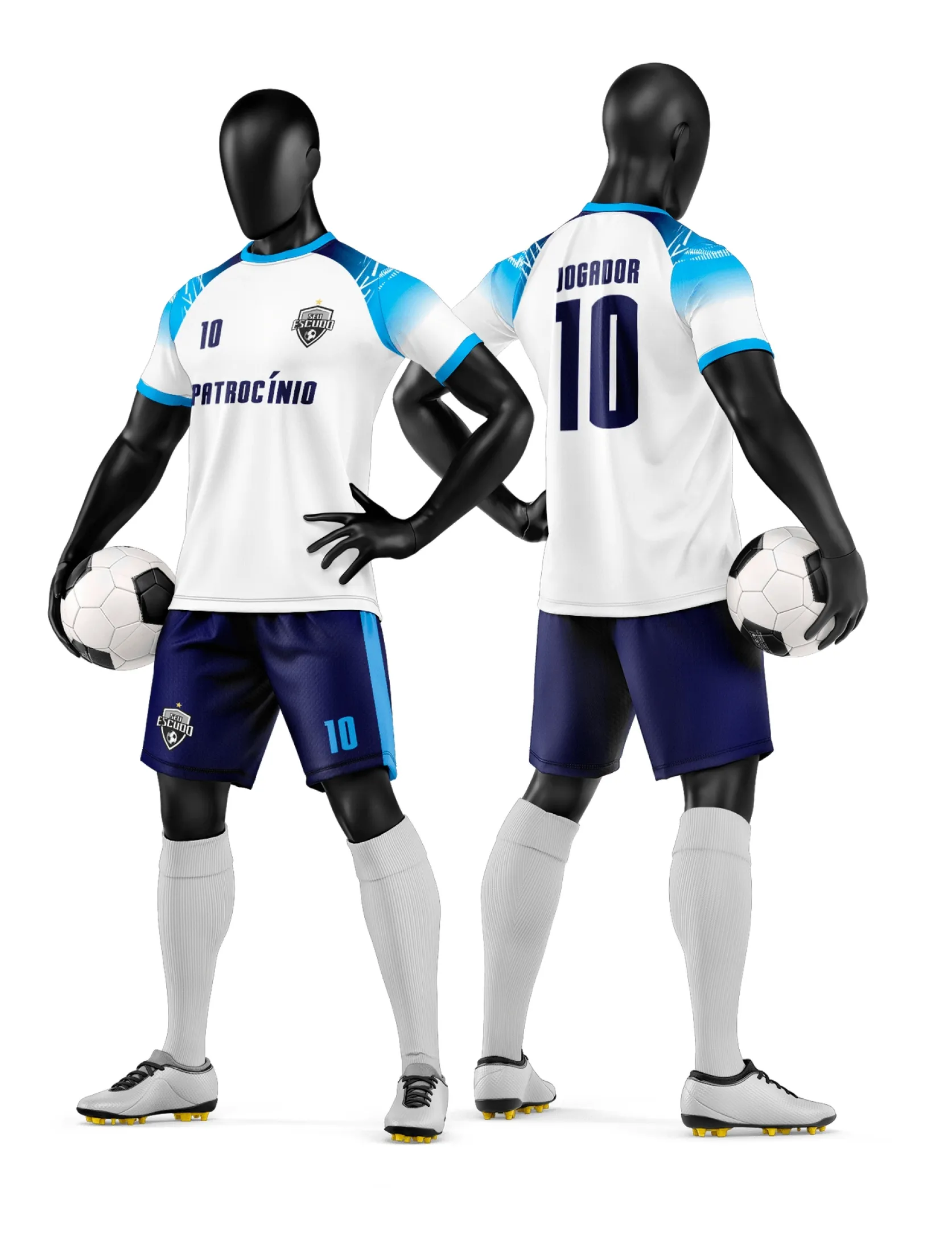 Arte Camisa e Short de Time de Futebol Amador - Janete Artes