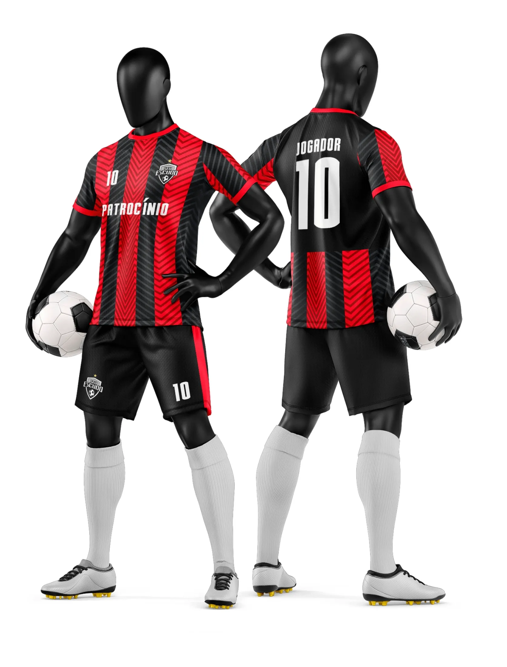 Arte Camisa e Short de Time de Futebol Amador - Janete Artes