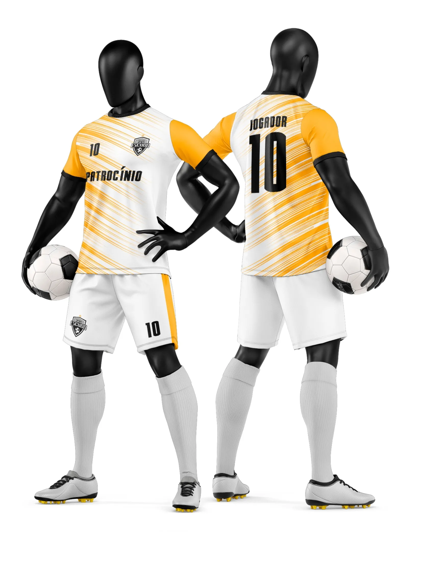 Arte Camisa e Short de Time de Futebol Amador - Janete Artes