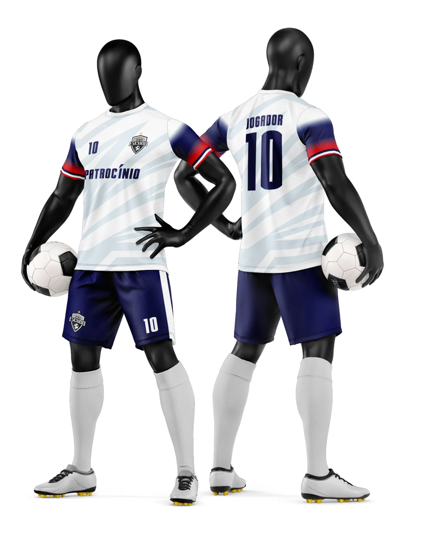 Arte Camisa e Short de Time de Futebol Amador - Janete Artes